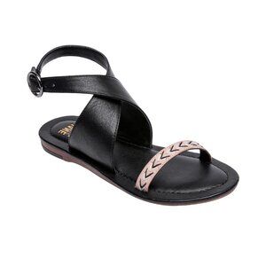 Jane and the Shoe Women's Afra Strappy Sandals - Black